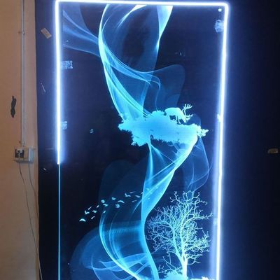 Grandi dimensioni di vetro Lklazee 2513 Blocco di vetro Verde Laser incisione macchina interna con 2