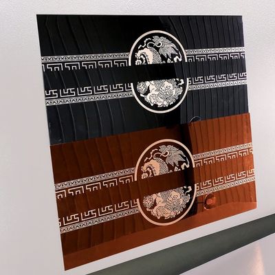 Laser CNC a incisione a reticolo per la piastra in acciaio inossidabile decorativa a colori più grande del mondo