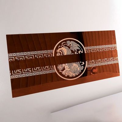 Macchina di incisione laser CNC per decorazioni d'arte a colori di hotel su lamiera di acciaio inossidabile 304