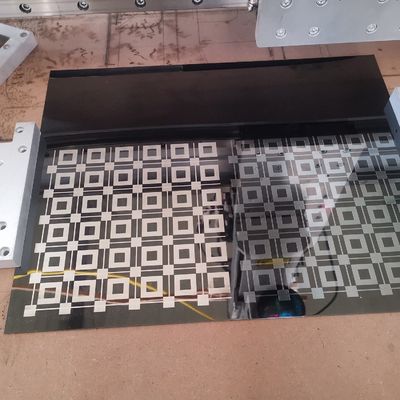 Macchina di incisione laser metallica per la decorazione delle porte degli ascensori con visibilità laser invisibile