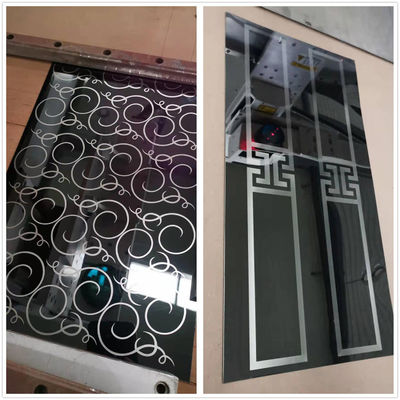 Macchina di incisione laser metallica per la decorazione delle porte degli ascensori con visibilità laser invisibile