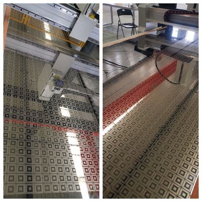 Macchina di marcatura laser metallica per incisione di targhe decorative di ascensori in acciaio inossidabile