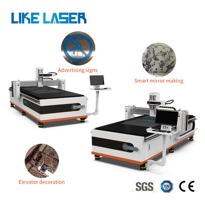 Macchina di incisione laser per vetro auto/specchio retrovisore auto per vetro ITO/Low E 1300mm*2500mm/1500mm*3000mm