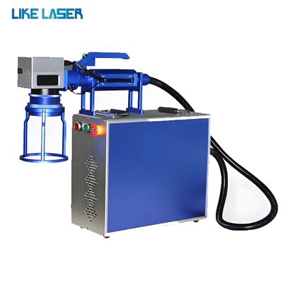 Macchina di marcatura laser a mano ad alta velocità 20W 30W 50W per la marcatura dei modelli delle maschere per pneumatici