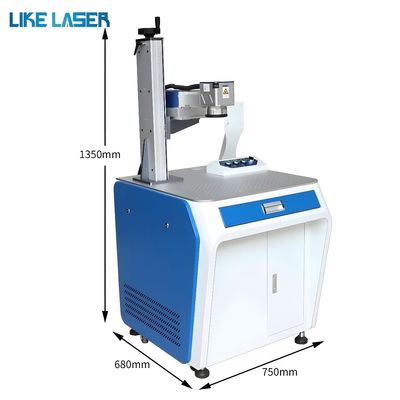 Macchina di marcatura laser a fibra per la stampa laser UV 3D