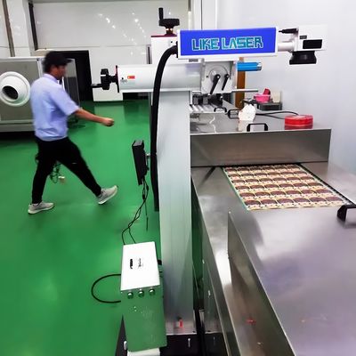 Macchina di marcatura laser UV per incisione di tubi PPR PE HDPE Codice di data 190cm * 150cm * 70cm