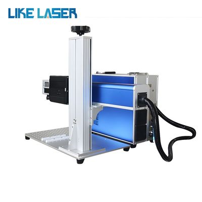 3D 20W 30W 50W Mini Fibre Laser Engraver per gioielli d'oro Messina Metallo 190cm * 150cm * 70cm