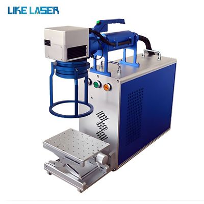 190cm * 150cm * 70cm Dimensione Fibra Laser Marcatore con laser invisibile e zaino PC