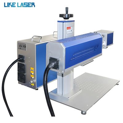 Macchina di marcatura laser in fibra ad alta precisione per fili di linea di estrusione di plastica da online
