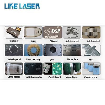 Fibra in linea macchina di marcatura laser volante per filo di tubo PVC formato grafico supportato Plt