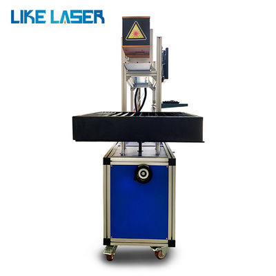 80W 100W 130W CO2 Galvo Laser Marking Machine per incisione in cristallo di tubi di vetro in ceramica