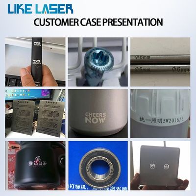 3W 5W 20W 30W 50W Fibra Laser Marking Machine con sistema di raffreddamento ad aria