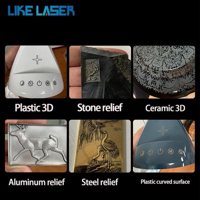 Macchina di marcatura laser a fibra di raffreddamento ad aria per metallo, oro, argento, lega di ottone